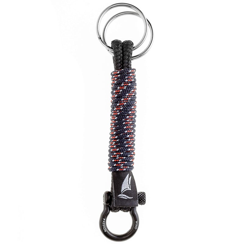 Wind Passion - Paracord Keychain for Men & Women - Double Braided Nautical Keychain - Sturdy & Waterproof Mens Rope Keychain - Image 1